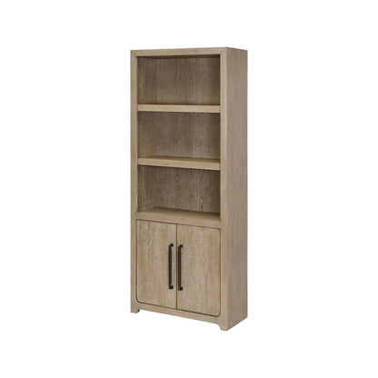Canyon Drive Wood Bookcase with Doors, Fully Assembled