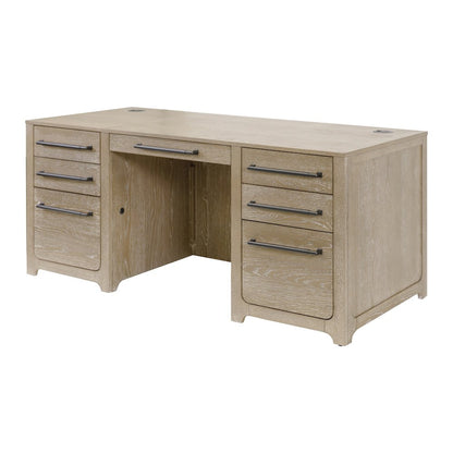 Canyon Drive Wood Double Pedestal Executive Desk