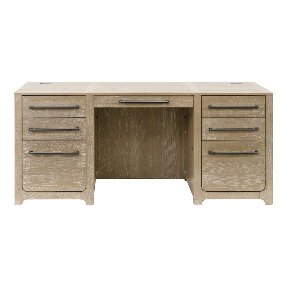 Canyon Drive Wood Double Pedestal Executive Desk