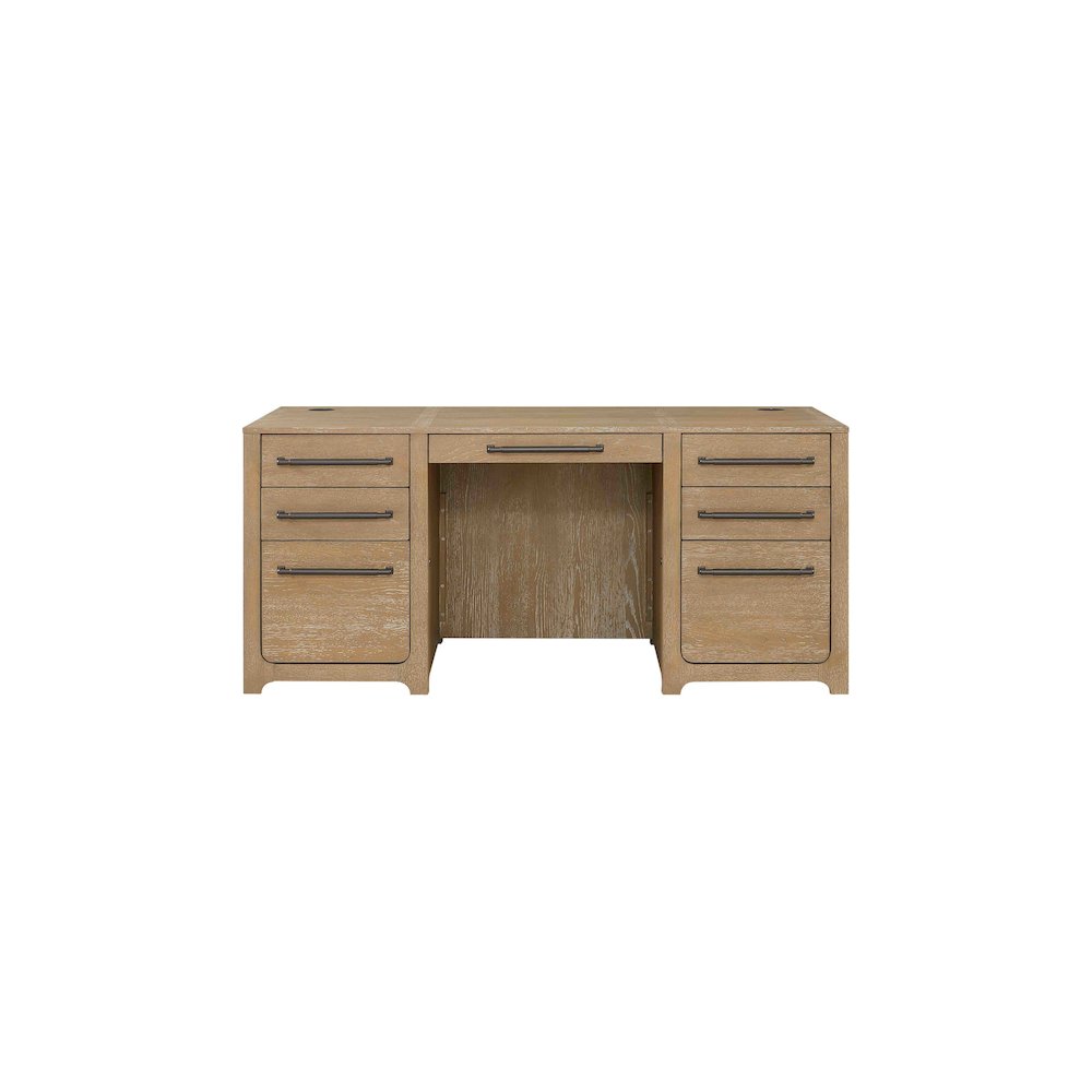 Canyon Drive Wood Double Pedestal Executive Desk