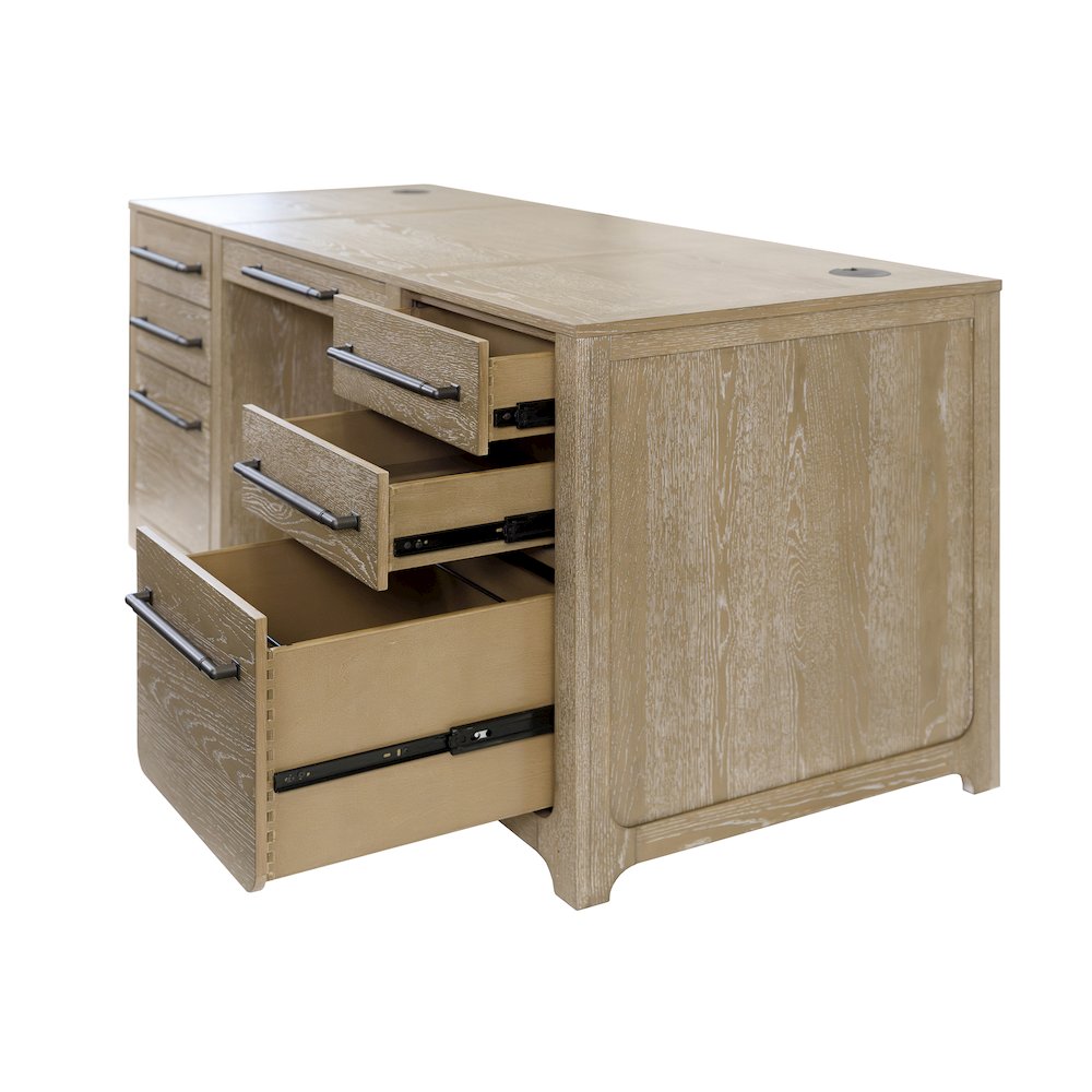 Canyon Drive Wood Double Pedestal Executive Desk