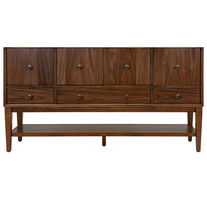 Wood Sideboard, Dining Storage, TV Stand, Entertainment Console, Brown