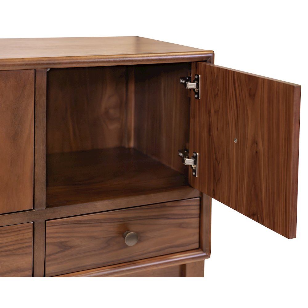 Wood Sideboard, Dining Storage, TV Stand, Entertainment Console, Brown