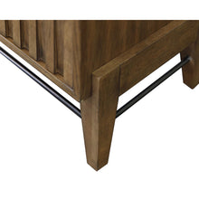 Delray 81 " Fireplace Console, Fully Assembed, Brown