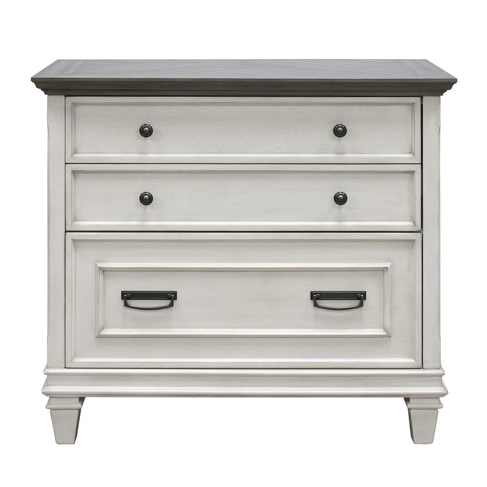 Hartford Wood Lateral File With Locking Legal/Letter File Drawer