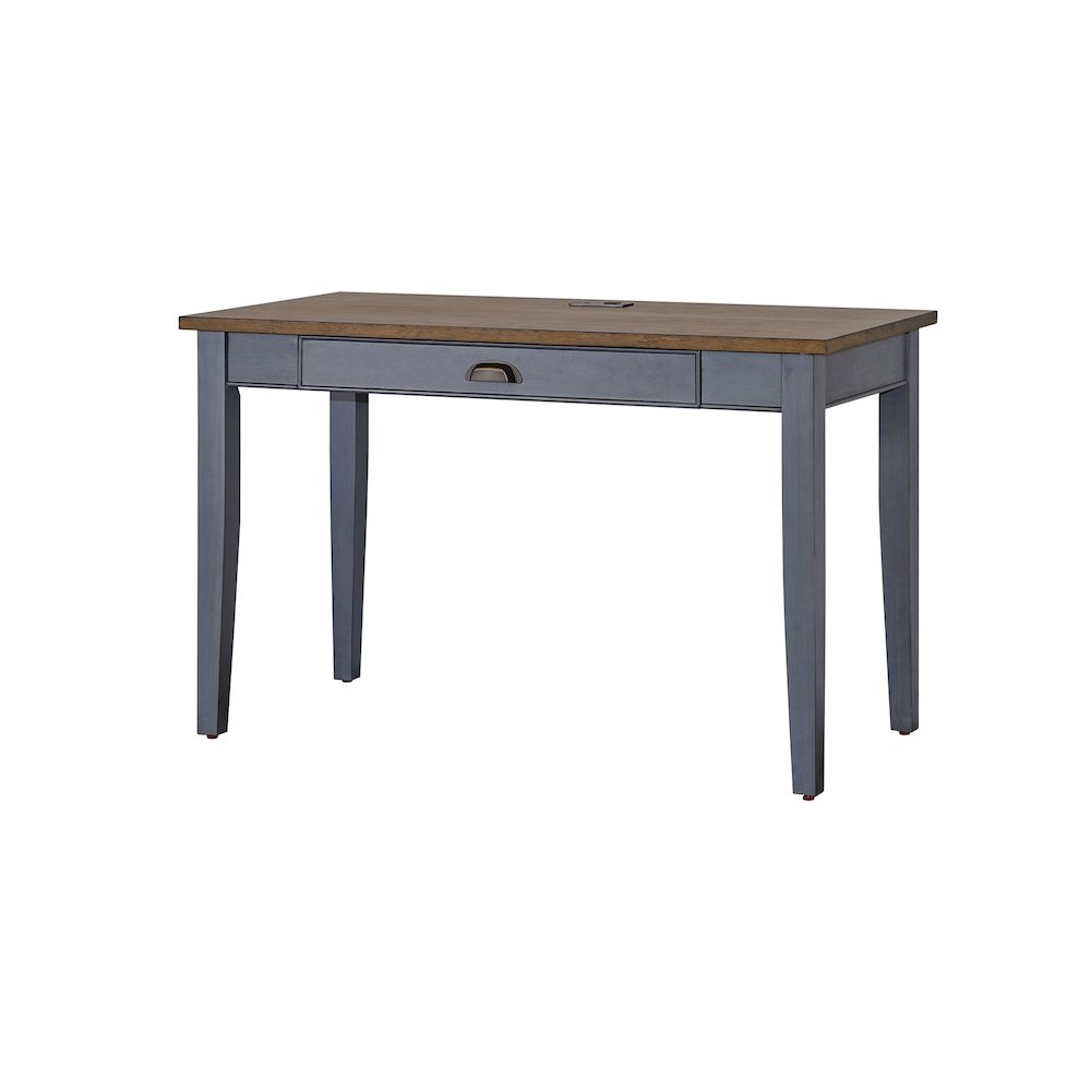 Fairmont Farmhouse Wood Writing Desk, Blue