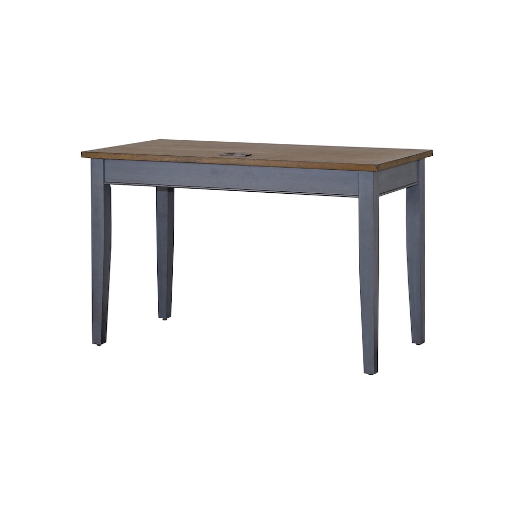 Fairmont Farmhouse Wood Writing Desk, Blue