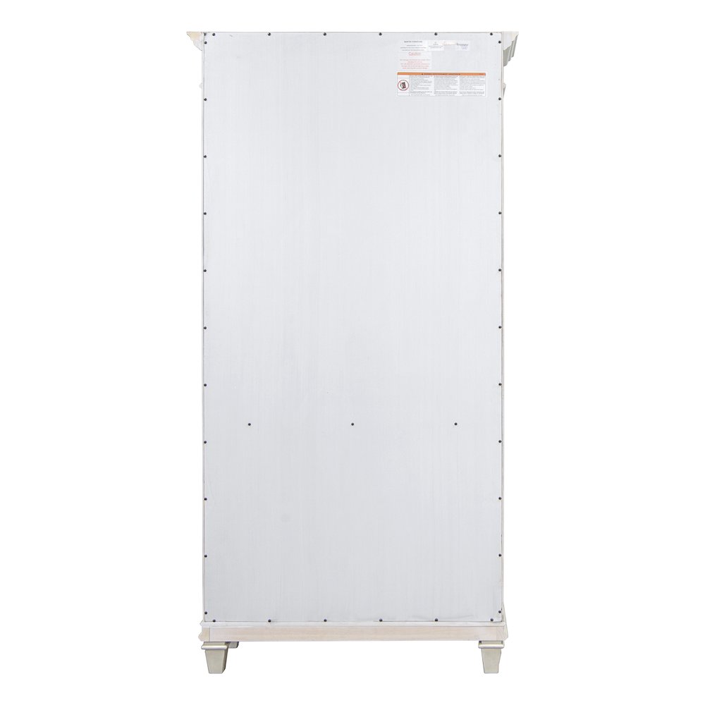 Hartford Wood Bookcase With Doors, White