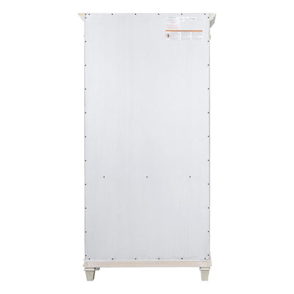 Hartford Wood Bookcase With Doors, White