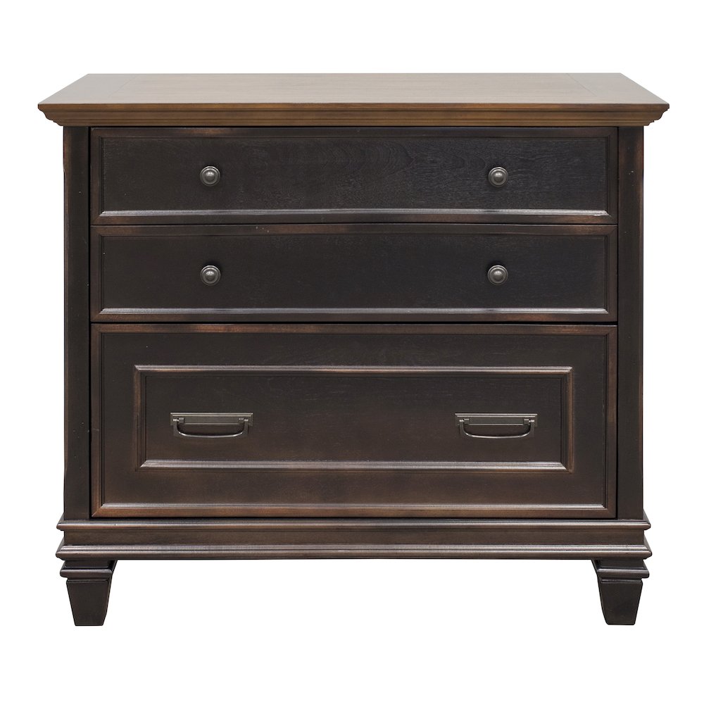Hartford Wood Lateral File With Locking Legal/Letter File Drawer