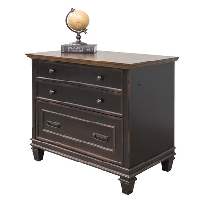Hartford Wood Lateral File With Locking Legal/Letter File Drawer