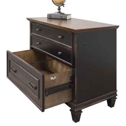 Hartford Wood Lateral File With Locking Legal/Letter File Drawer