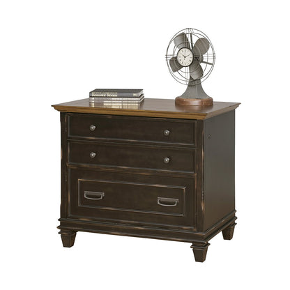 Hartford Wood Lateral File With Locking Legal/Letter File Drawer