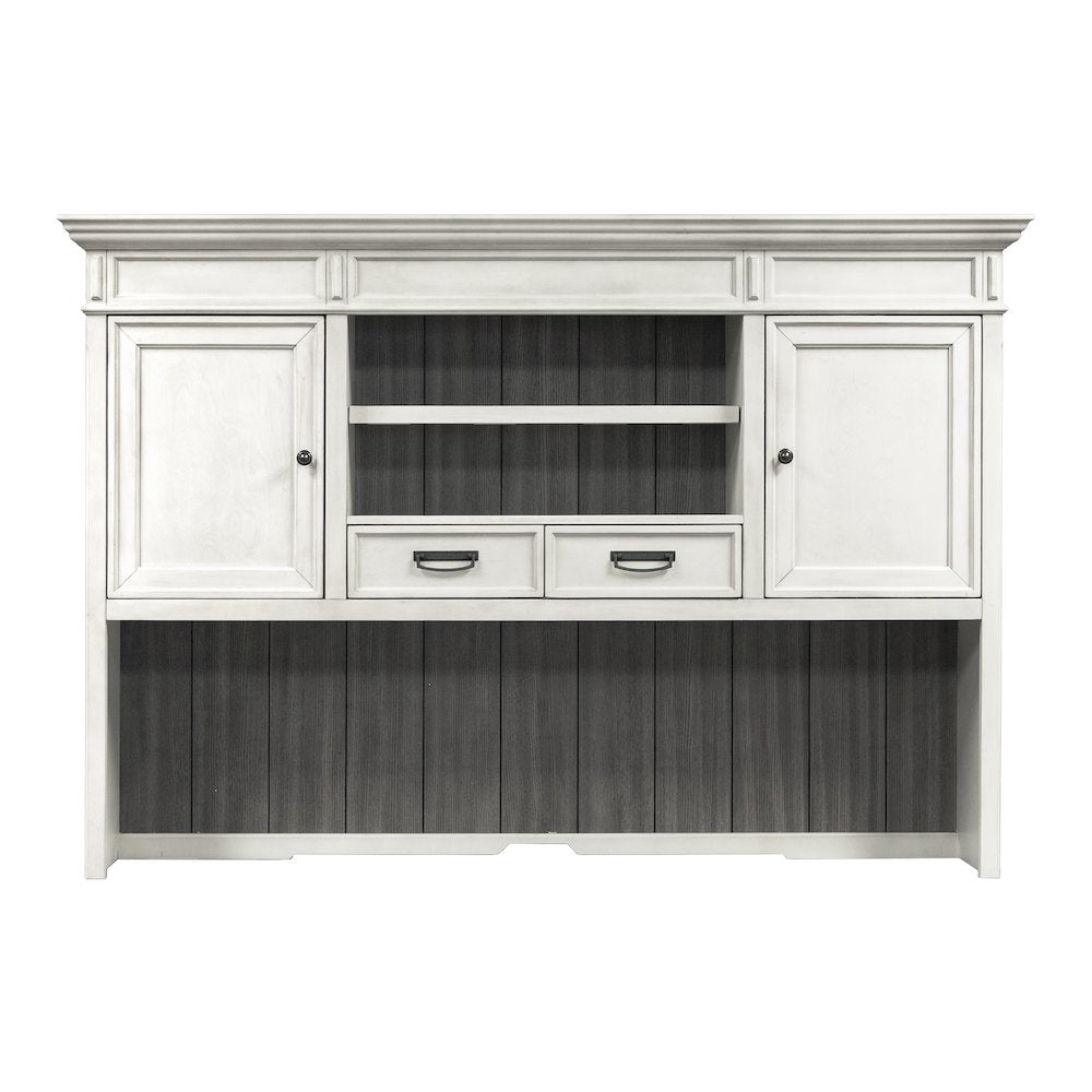 Hartford Wood Hutch With Doors, White