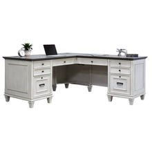 Hartford Wood L-Desk and Return
