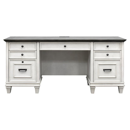 Hartford Wood Credenza, White
