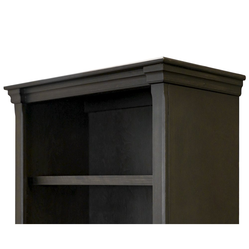 Kingston Wood Bookcase With Doors, Fully Assembled