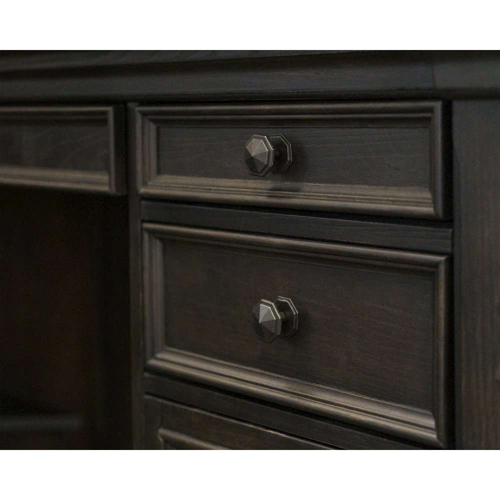 Kingston Wood L-Desk & Return, Writing Table & Return