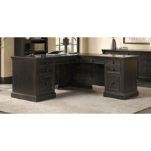 Kingston Wood L-Desk & Return, Writing Table & Return