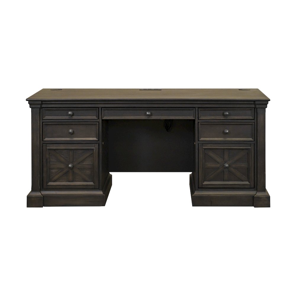 Kingston Traditional Credenza, Dark Brown
