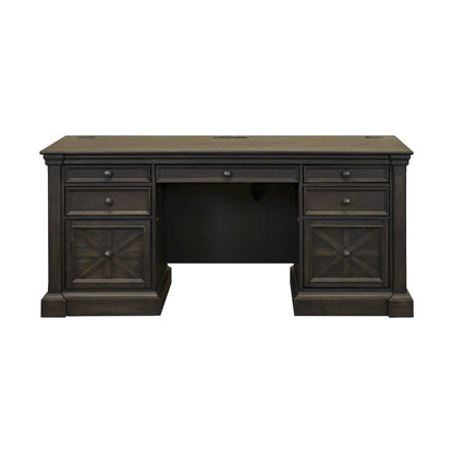 Kingston Traditional Credenza, Dark Brown