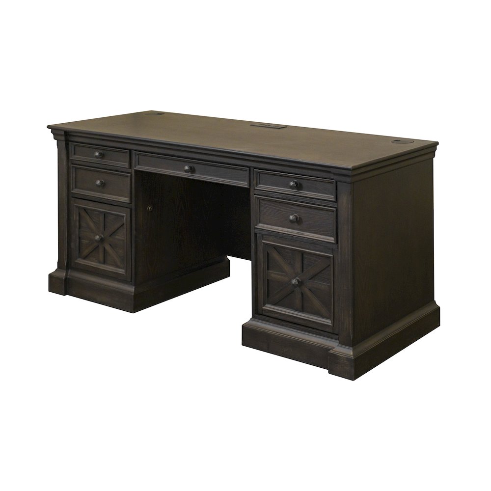 Kingston Traditional Credenza, Dark Brown