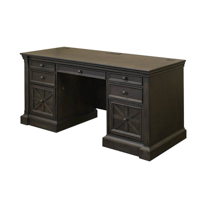 Kingston Traditional Credenza, Dark Brown