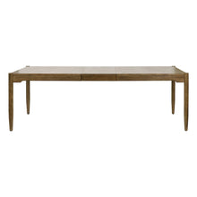 Lachlan Modern Wood Rectangular Kitchen Dining Table with Six Chairs, Brown