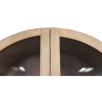 Laurel Wood Arched Display Cabinet/Bookcase
