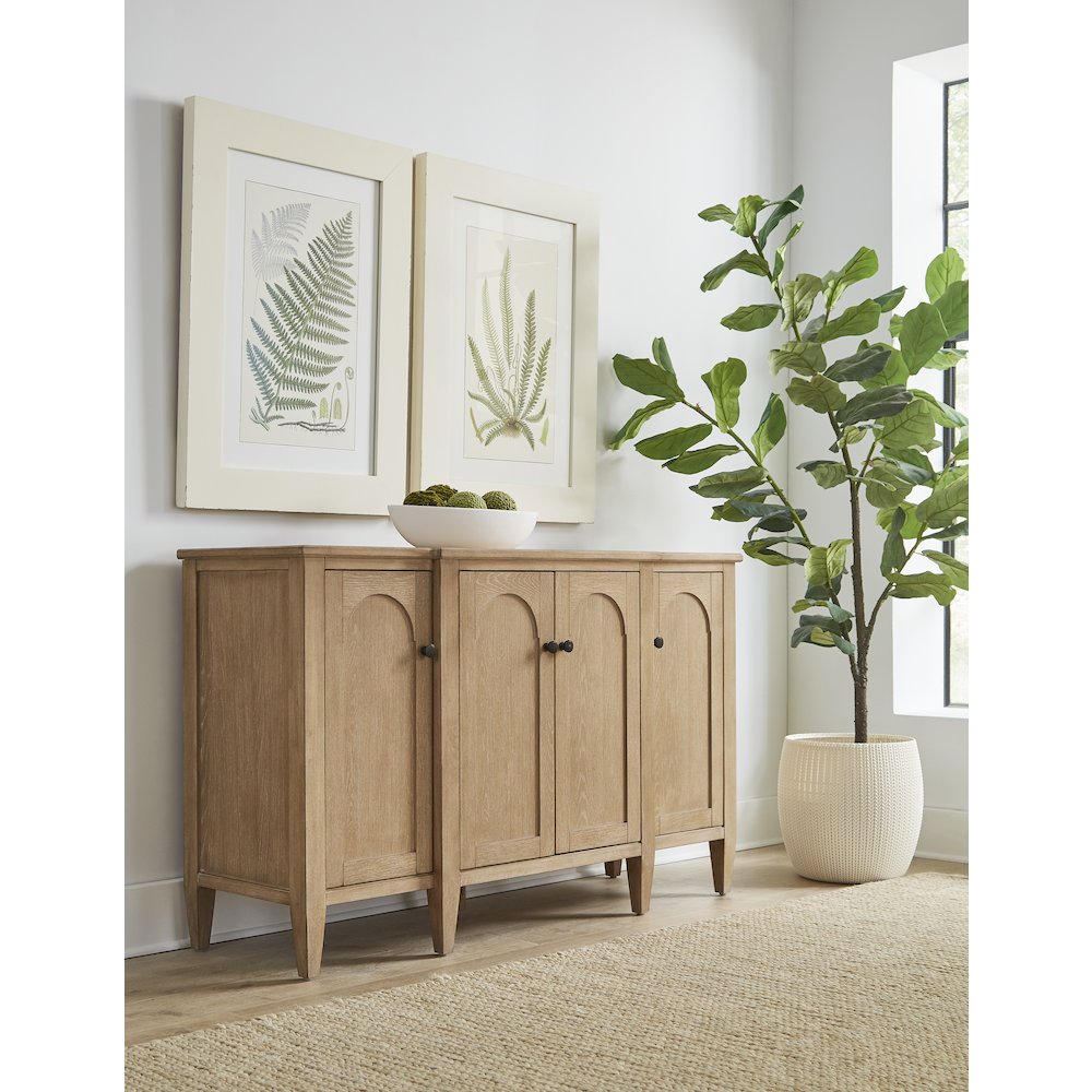 Laurel Wood Console, Wood Accent Cabinet, Fully Assembled