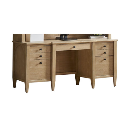 Laurel Wood Credenza, Wood Office Desk