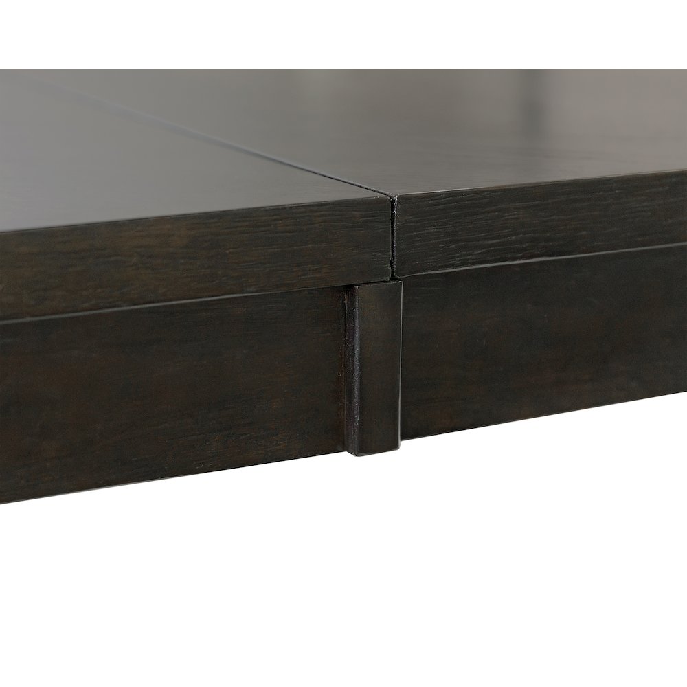 Montclair Modern Wood Counter Height Kitchen Dining Table, Black