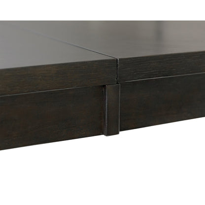 Montclair Modern Wood Counter Height Kitchen Dining Table, Black