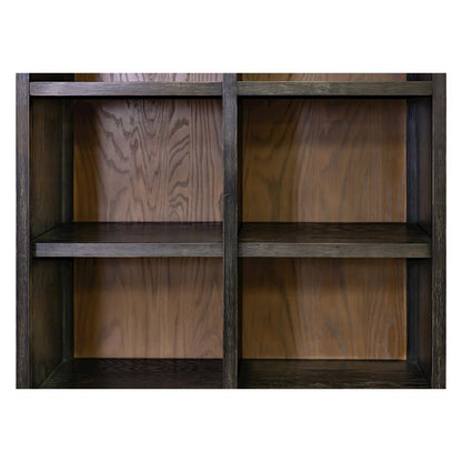 Modern Wood Arched Display Cabinet/Bookcase, Storage Cabinet, Black