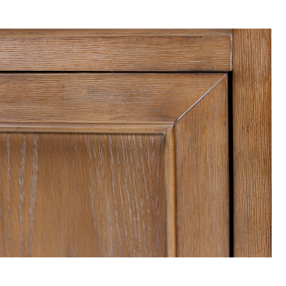 Modern Wood Arched Display Cabinet/Bookcase, Storage Cabinet, Brown