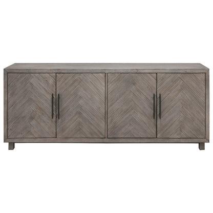 Palisades 80" Four Door TV Console