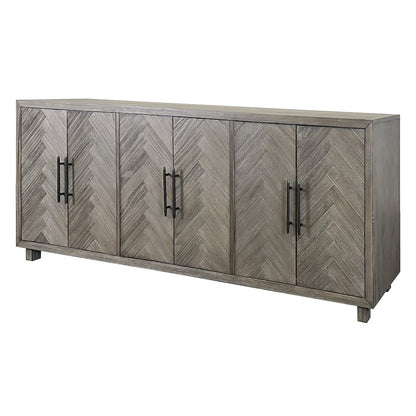 Palisades 90" Six Door TV Console