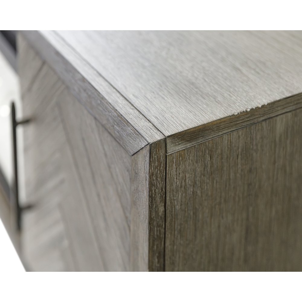 Palisades 96" Fireplace Console, Fully Assembled, Gray