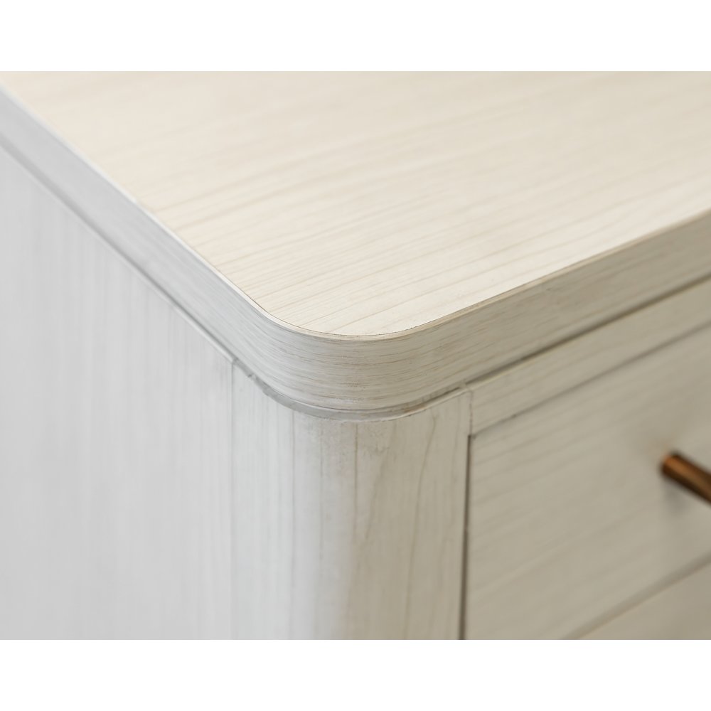 Contemporary Laminate Wood L-Desk & Return, Office Writing Table & Return