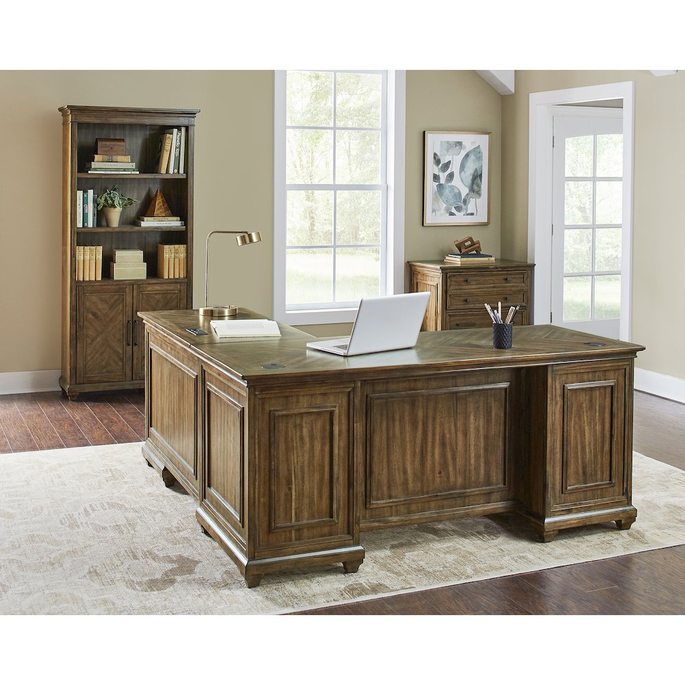 Porter L-Desk & Return, Writing Table & Return