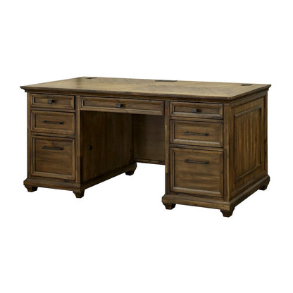 Porter Traditional Credenza, Brown