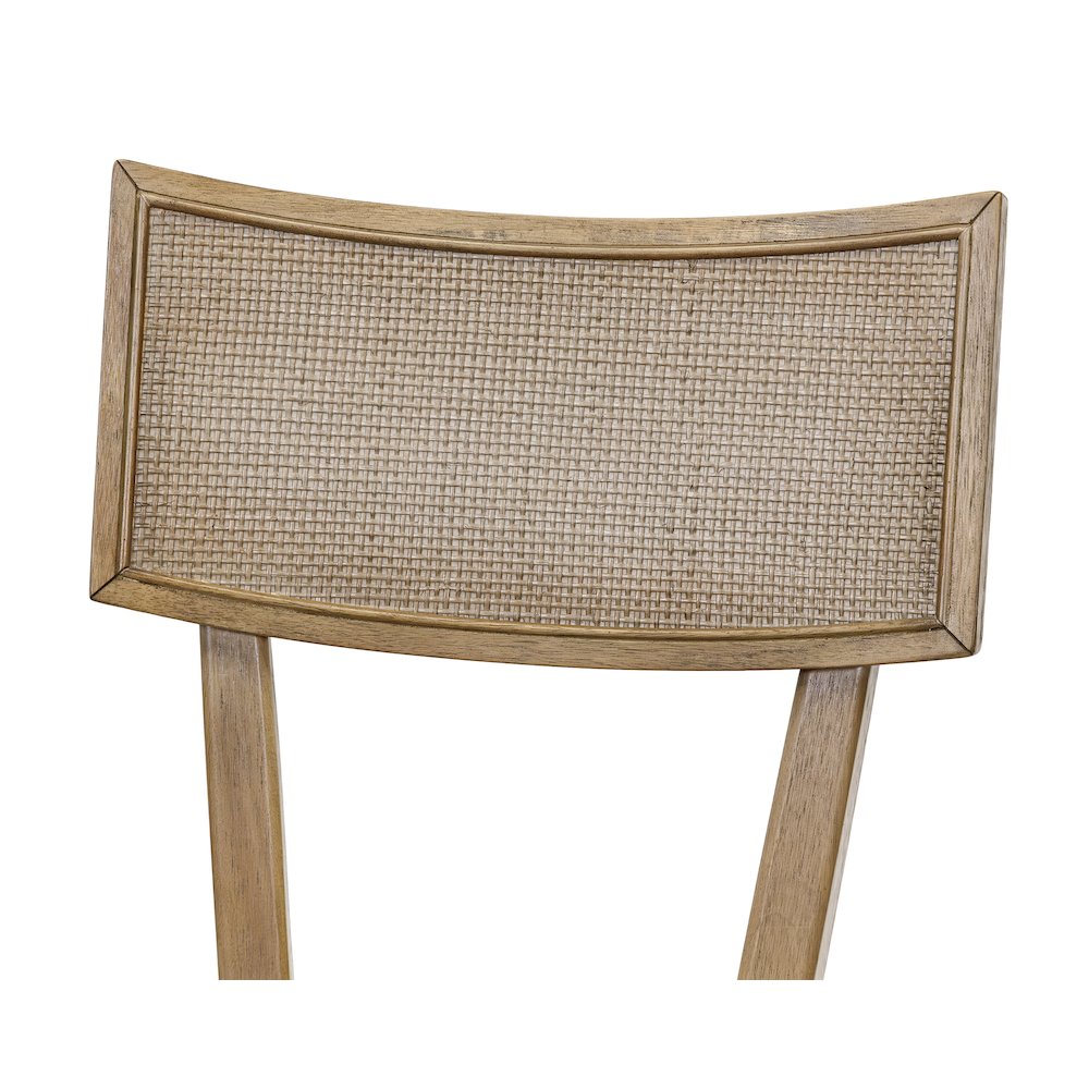 Quincey Two Wood Coastal Kitchen Table Chairs, Dining Side Chairs