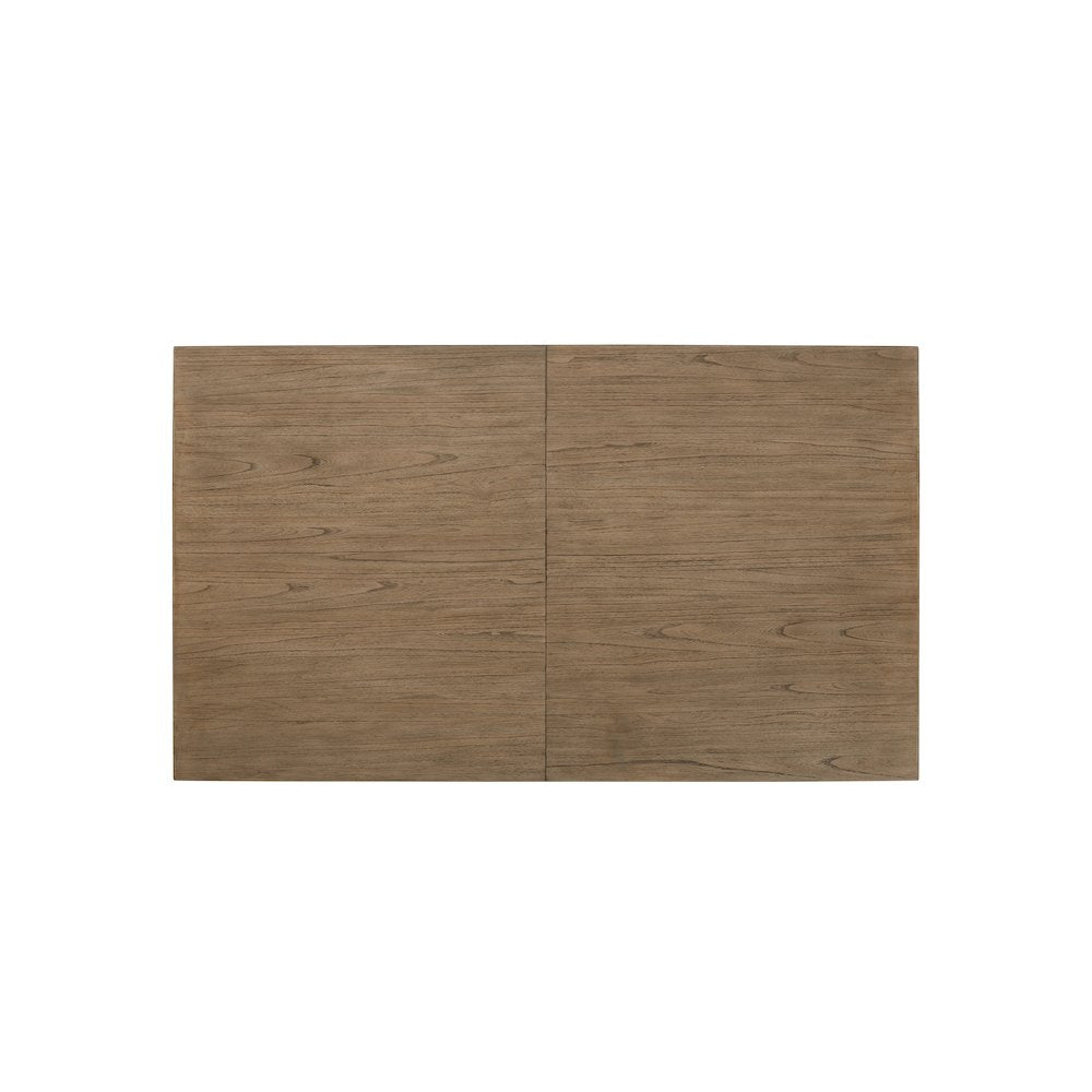 Quincey Coastal Wood Kitchen Table, Brown