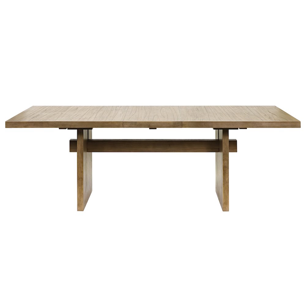 Quincey Coastal Wood Kitchen Table, Brown
