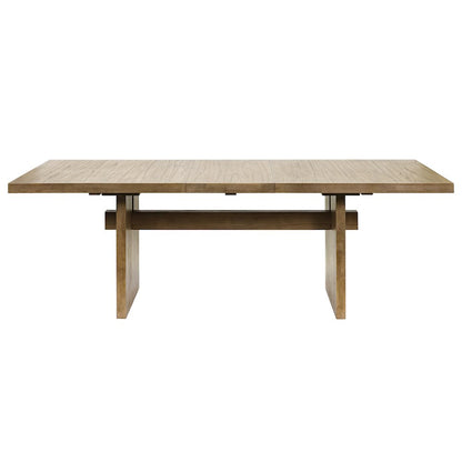 Quincey Coastal Wood Kitchen Table, Brown