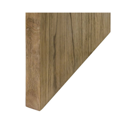 Quincey Coastal Wood Kitchen Table, Brown