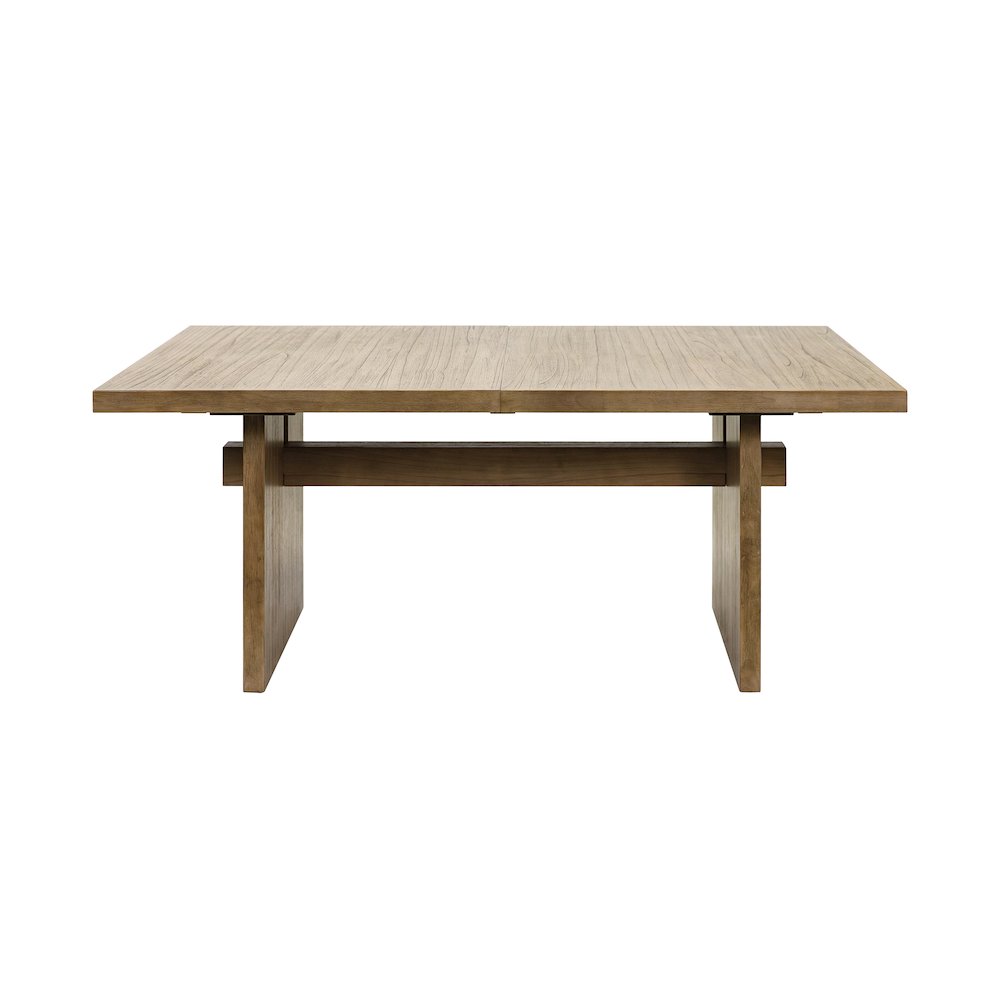 Quincey Coastal Wood Kitchen Table, Brown