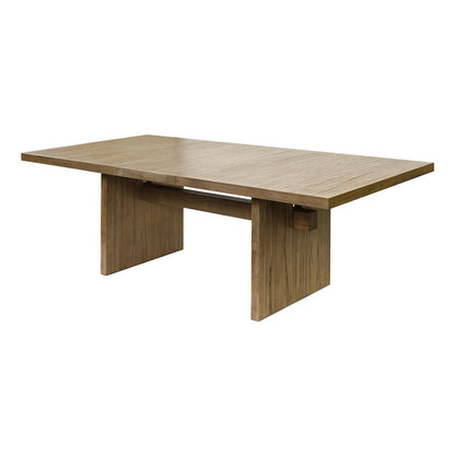 Quincey Coastal Wood Kitchen Table, Brown