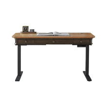 Sonoma Executive Electric Sit/Stand Desk With Solid Plank Top, Brown