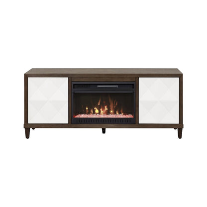 Stellar Wood 65" Fireplace Console with with doors